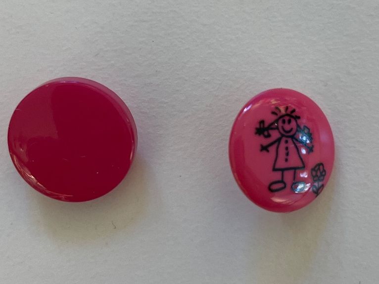 Knöpfe: Knöpfe - Pink – Neu (gemäss Beschreibung) aus Silvaplana von Lotzis 1