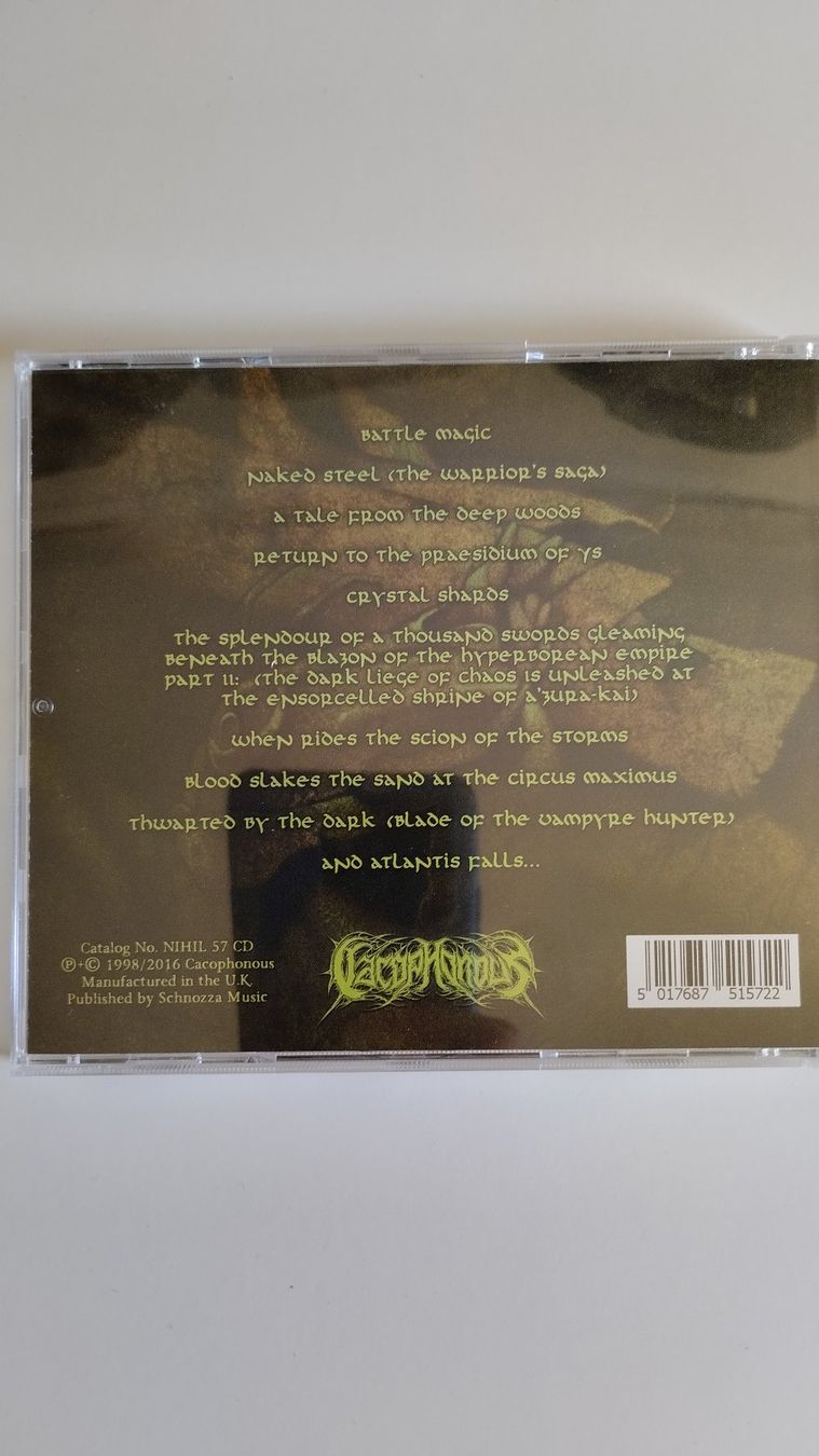 CD: BAL-SAGOTH CD BATTLE MAGIC REMASTERED - RAR! – Nuovo (secondo la descrizione) da Basel venduto da Bal-Sagoth 1