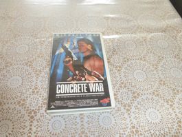 CONCRETE WAR VHS
