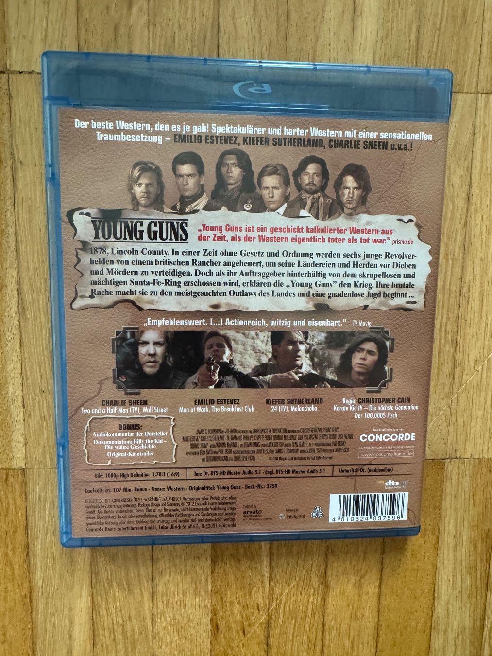 Tutti i DVDs: YOUNG GUNS. (BLU-RAY) – Usato da Basel venduto da san_2qlq 1