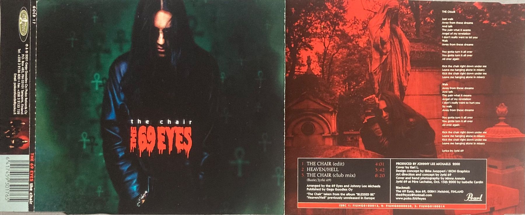 CDs: THE 69 EYES - THE CHAIR – D'occasion à Poliez-Pittet par Newtown-Records