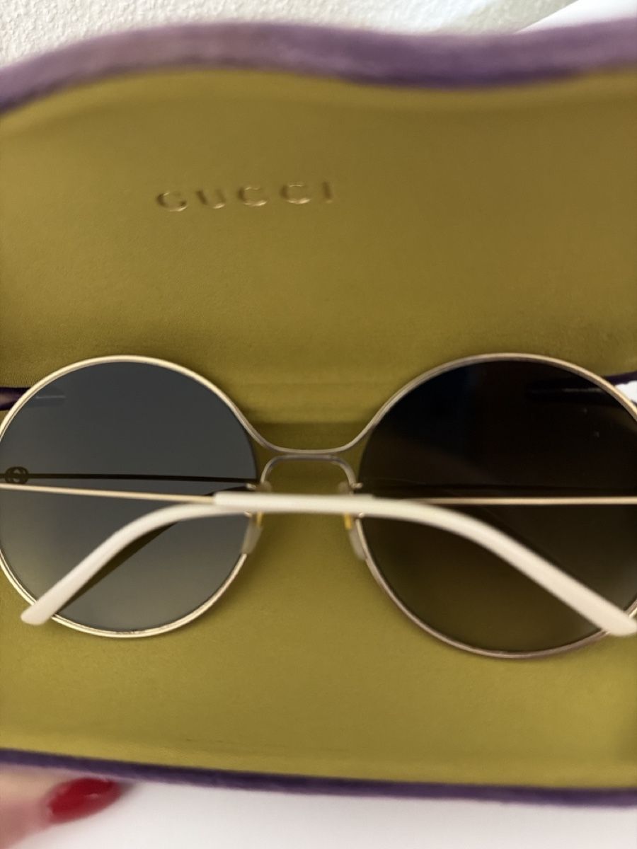 Gucci Occhiali & Lenti: Gucci Sonnenbrille, runde Gläser – Usato da Niederhasli venduto da Luxevault 2