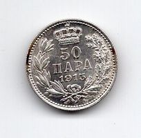 (1324) Serbien, 50 Para, 1915, top stgl