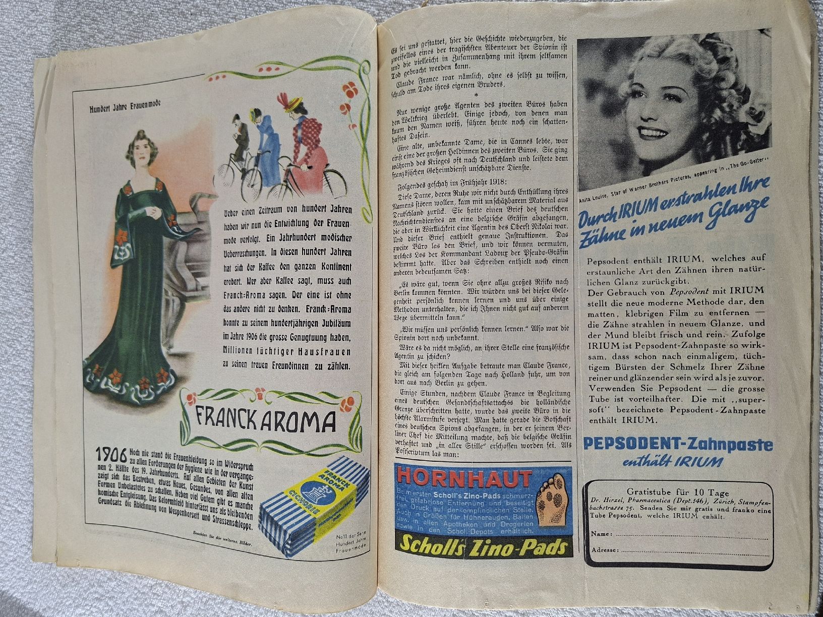 Riviste & Magazine: antike Zeitschrift, Beobachter, 1938 – Usato da Grindelwald venduto da carro5 4