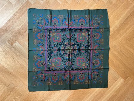 Seidenfoulard Paisley 85 × 85 cm