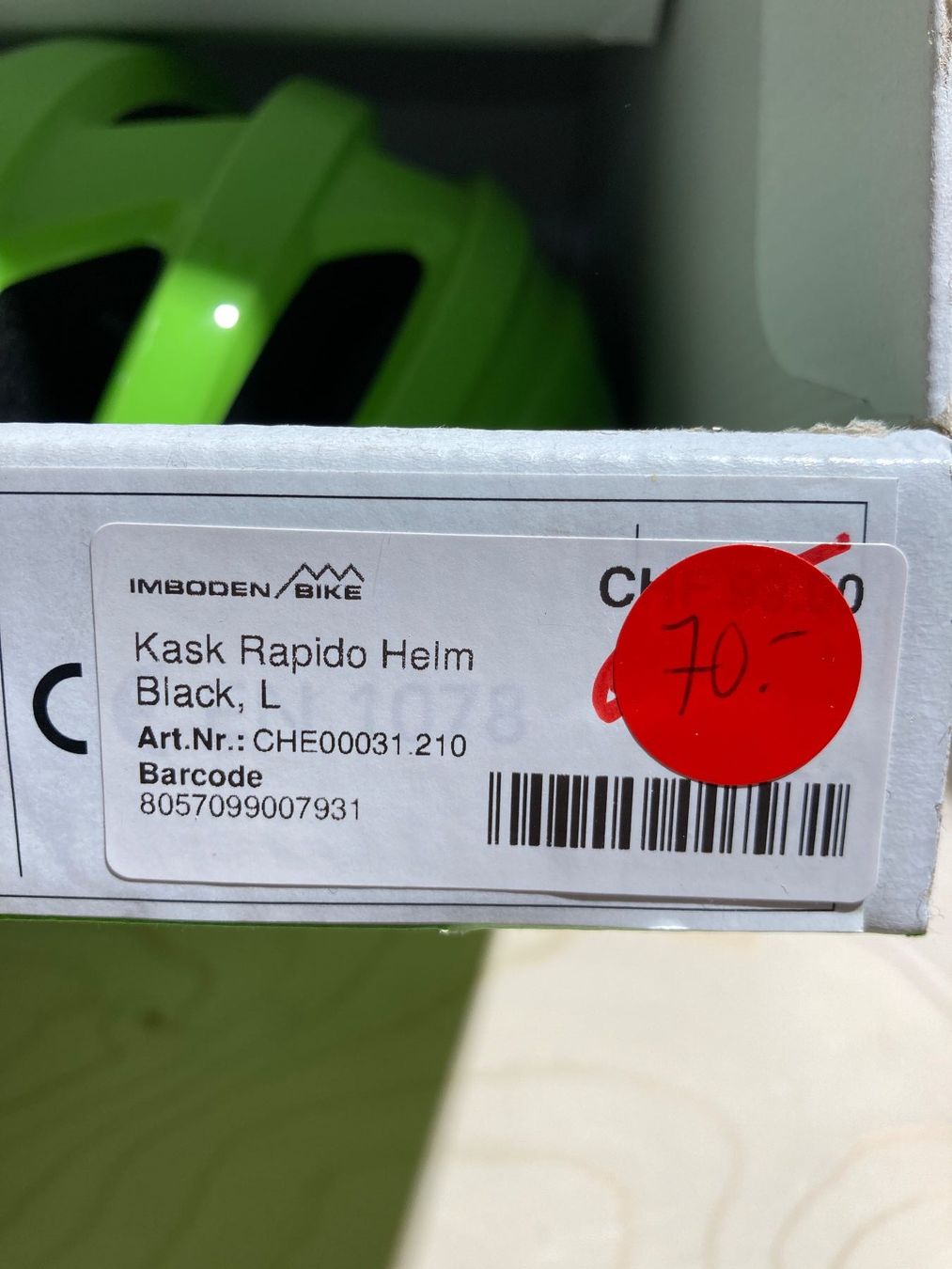 Helme: Kask Rapido Helm Black, Large – Neu (gemäss Beschreibung) aus Lauterbrunnen von Imboden-Bike 4