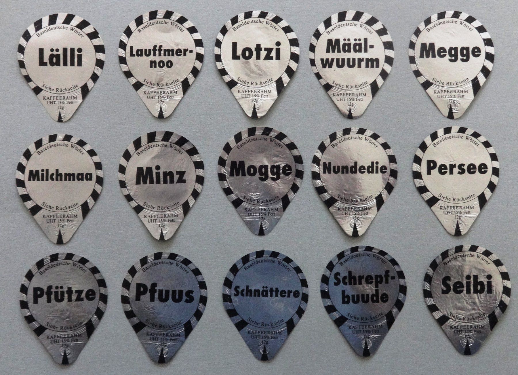 Coperchi dei cremini per caffè: Série 413 B - Expressions bâloises  (70) – Usato da Fétigny venduto da cha_cz69 5