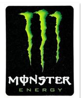 Monster Energy (2 Stk) Aufkleber Sticker Masse ca. 38x70mm