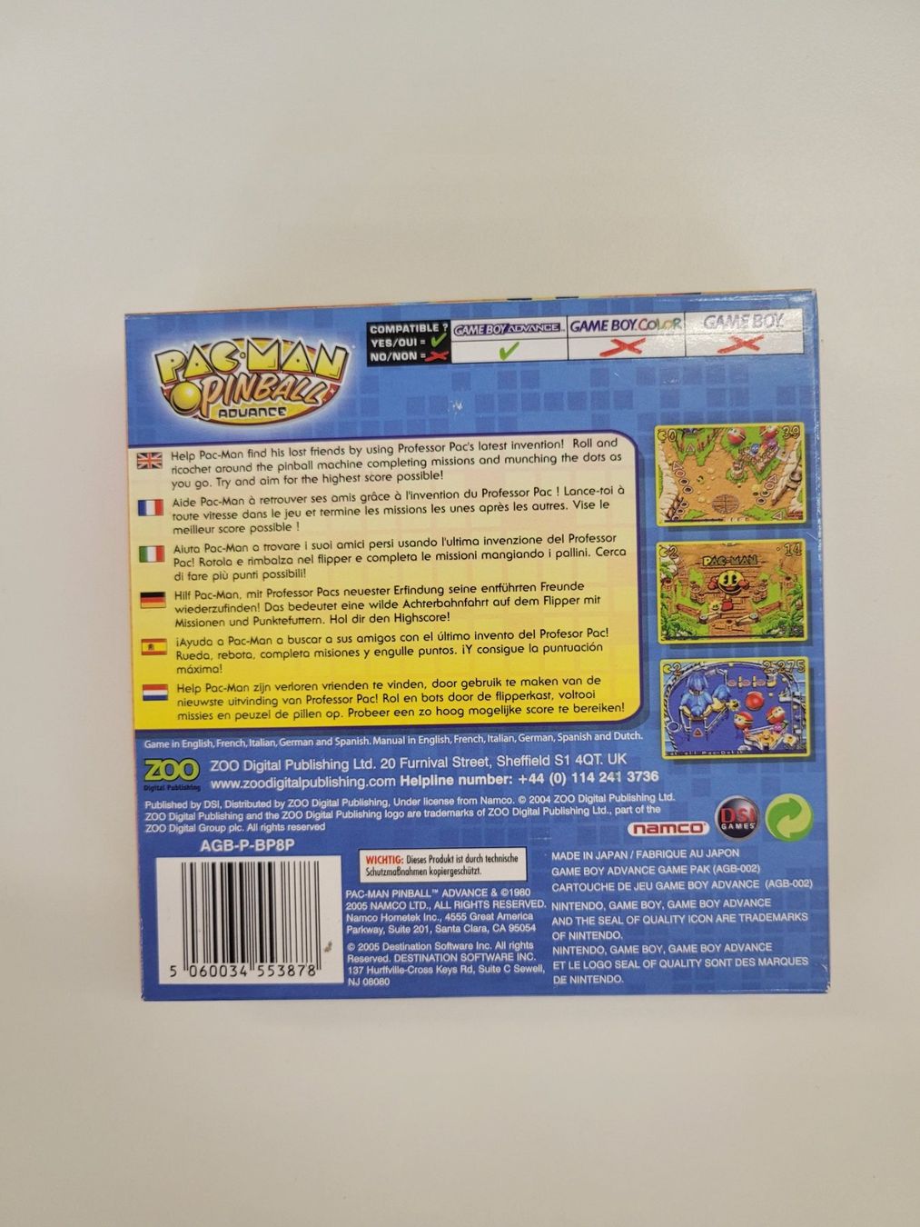 Giochi: Pac Man Pinball Advance (GBA) – Usato da Uezwil venduto da -Retrogames- 2