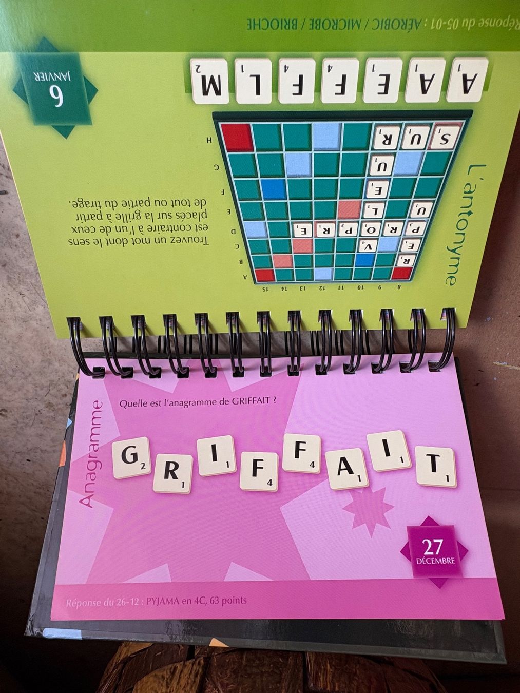 Giochi: Jeu de Scrabble 365 jeux – Usato da Grône venduto da natatou 1