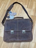 Green Burry Ledertasche Vintage Collection braun