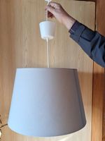IKEA Hänge Lampe,   Schlafzimmerlampe grau