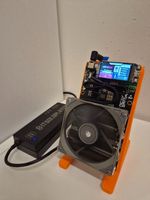 Neuwertiger Bitcoin Solo Miner Lotterie Mining Nerdqaxe++