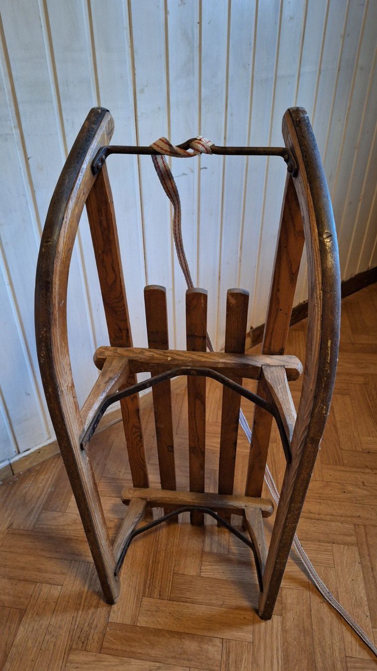 Xilografie: alter Davoser Holz Schlitten – Usato da Dornach venduto da majo8689 2