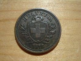 (N2) 1 Rappen 1878