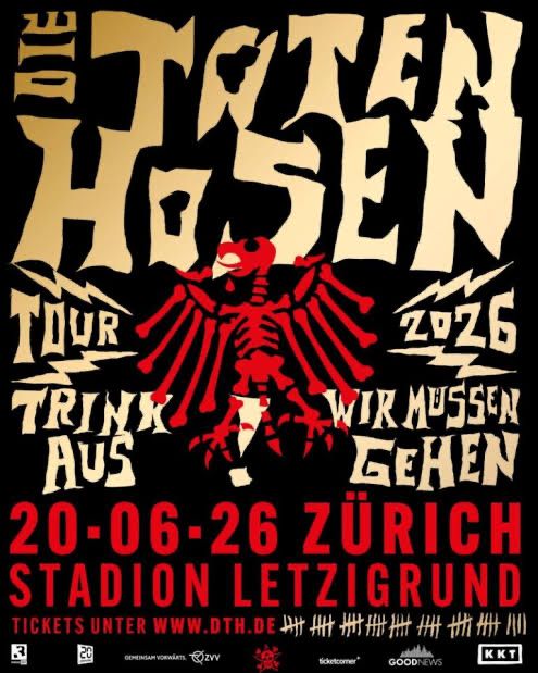 Biglietti: Die Toten Hosen, 2 Tickets – Nuovo e nell'imballaggio originale da Heimberg venduto da dar_29sw