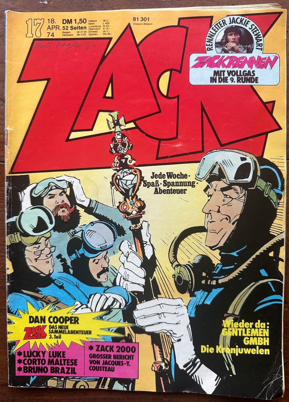 Fumetti: Zack Nr. 17  18.4.1974, hunderte Comics ab 1.- – Usato da Seltisberg venduto da quadartswiss