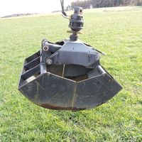 Schalengreifer mit Rotor