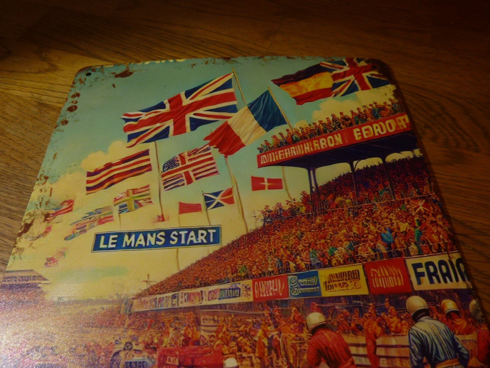 Schilder: Retro cooles Blechschild Le Mans Start – Gebraucht aus Hochfelden von swissice 2
