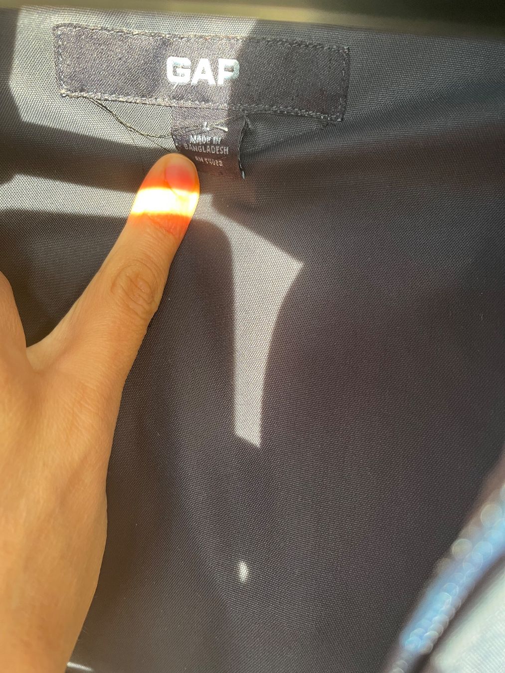 Gap Giacche: GAP Jacke mit Kaputze blau Herren L – Usato da Zürich venduto da maral787 2