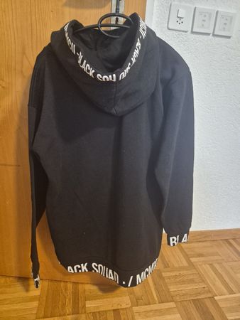 Kapuzenpullover BLACK SQUAD schwarz Grösse L guter Zustand
