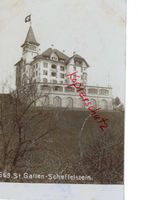 St. Gallen Scheffelstein Echtfotokarte 1910