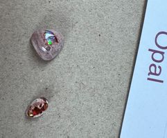 2 x Cabochon  Opal echt   neu   für Schmuck    TOP - Angebot