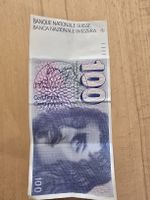 100 Franken Note, Francesco Borromini, ungefaltet wie neu