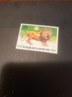 Burundi timbre rare - Lion d'Afrique - édition limitée!