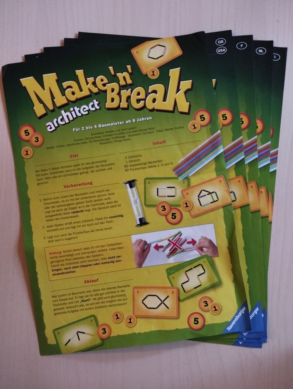 Ravensburger Giochi: Brettspiel Make 'n' Break Architect Ravensburger – Usato da Obermumpf venduto da amsi01 2