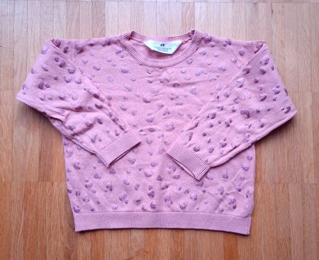 🌿🌸 Pullover Gr. 98/104, rosa mit Glitzer ⭐️Top-Zustand⭐️