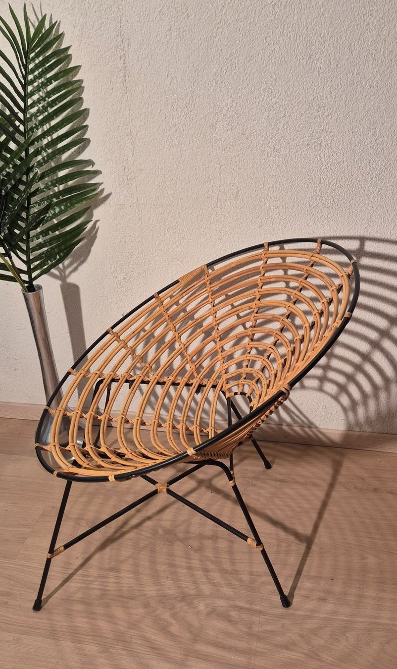 Poltrone: cooler Rattan Lounge Sessel Korbsessel – Usato da Neerach venduto da SilliS