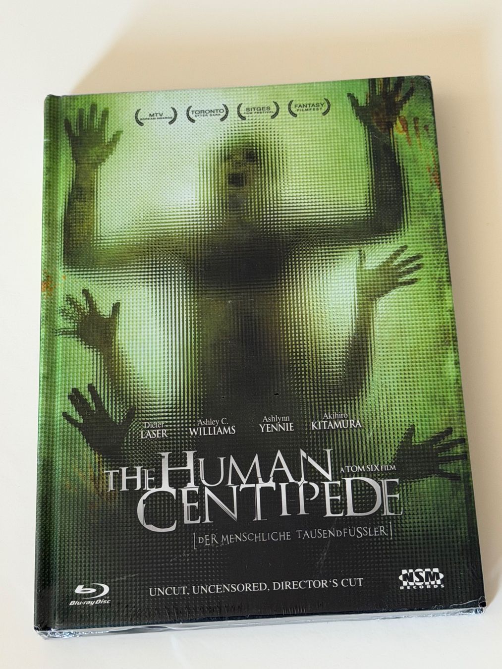 Tutti i DVDs: The Human Centipede - Uncut Mediabook Blu ray + DVD – Nuovo e nell'imballaggio originale da Altstätten SG venduto da sheamus