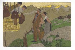 AK Gordon Bennett Wettfliegen Zürich 1909 Vollstempel Flawil