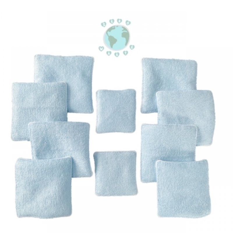 Cura del viso: Handmade Bamboo Pads Bambus Abschminkpads ZERO WASTE 10 St. – Nuovo e nell'imballaggio originale da Emmenbrücke venduto da little.treasures