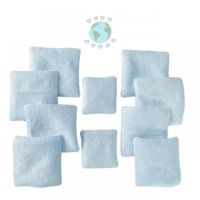 Handmade Bamboo Pads Bambus Abschminkpads ZERO WASTE 10 St.