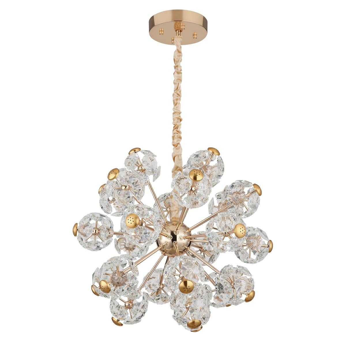 Lampadari & plafoniere: LED Pendelleuchte, Gold, 135 cm Höhe – Nuovo (secondo la descrizione) da Kreuzlingen venduto da Smart-Light 4