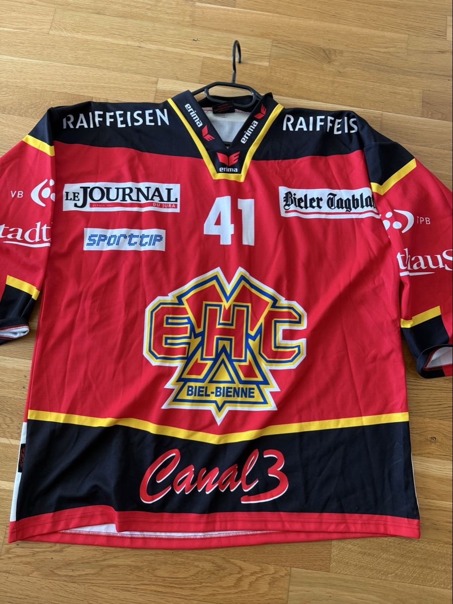 EHC Biel Canottiere & Pantaloni: EHC BIEL TRIKOTS – Usato da Biel/Bienne venduto da asma03 2