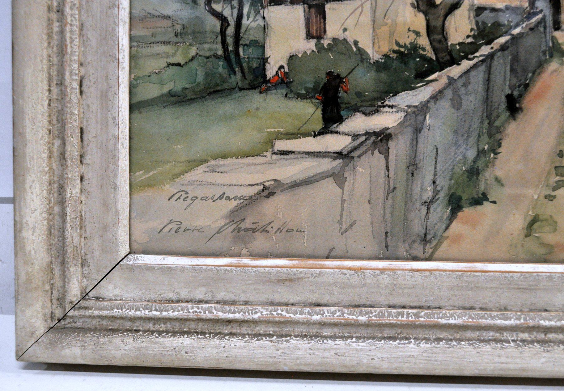 Dipinti: Aquarelle originale signée Pierre Châtillon – Usato da Neuchâtel venduto da Neuchatel 3
