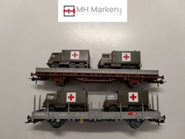 Roco 46323+ 46323UNB SBB CFF FFS Militärtransport DC H0