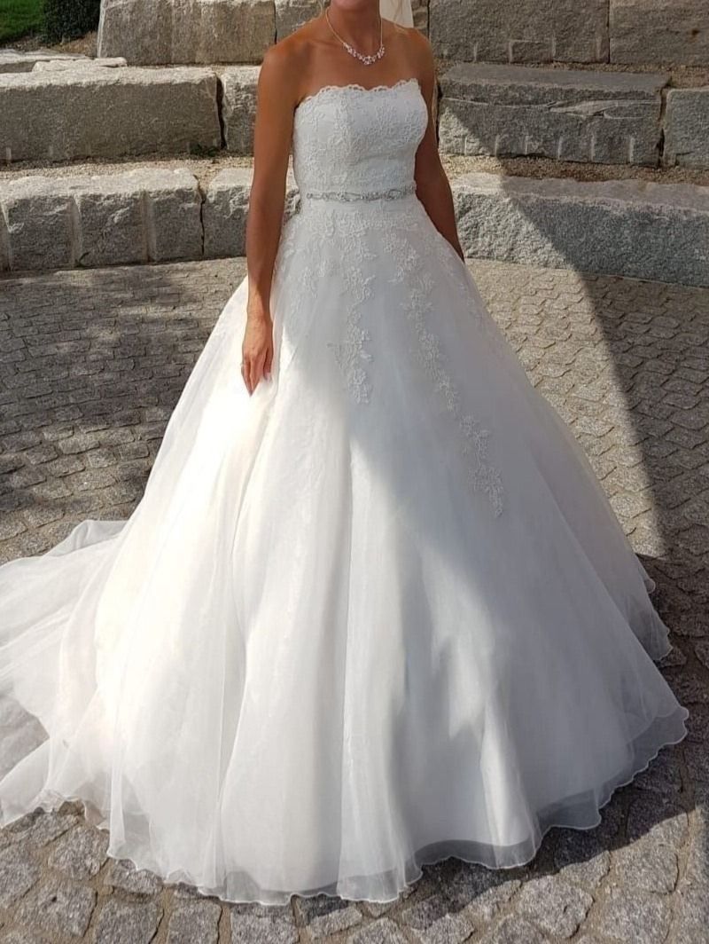 Vestiti: Hochzeitskleid / Brautkleid mit Spitze – Usato da Lütisburg venduto da Salmonella89 1