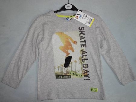 Langarmshirt Gr.116 Skater Kids Neu!
