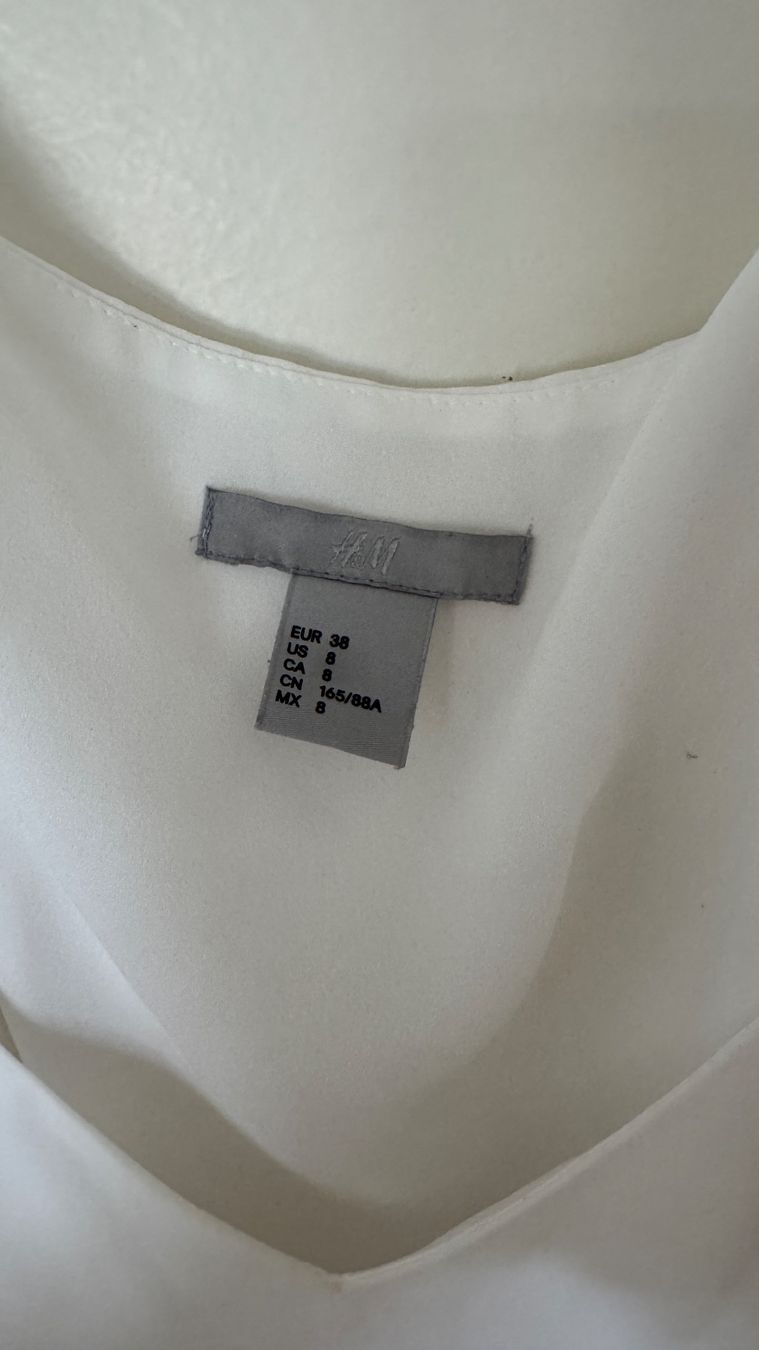 H&M Top: Top weiss Grösse 36 – Usato da Luzern venduto da Ecila007 2