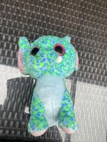 Plüschtier Elefant mit Glitzeraugen und Ohren 25cm TOP