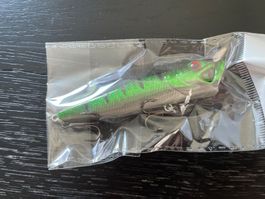 9cm Plopper topwater köder hecht 14g grün metallic silber