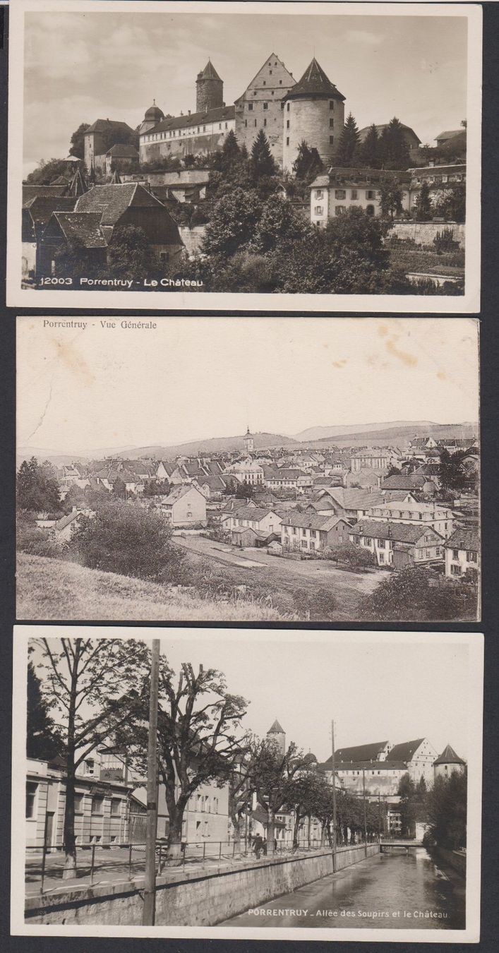 Cartoline postali: Porrentruy  JU   -   5 alte Ansichtskarten – Usato da Vitznau venduto da Ropaku 2