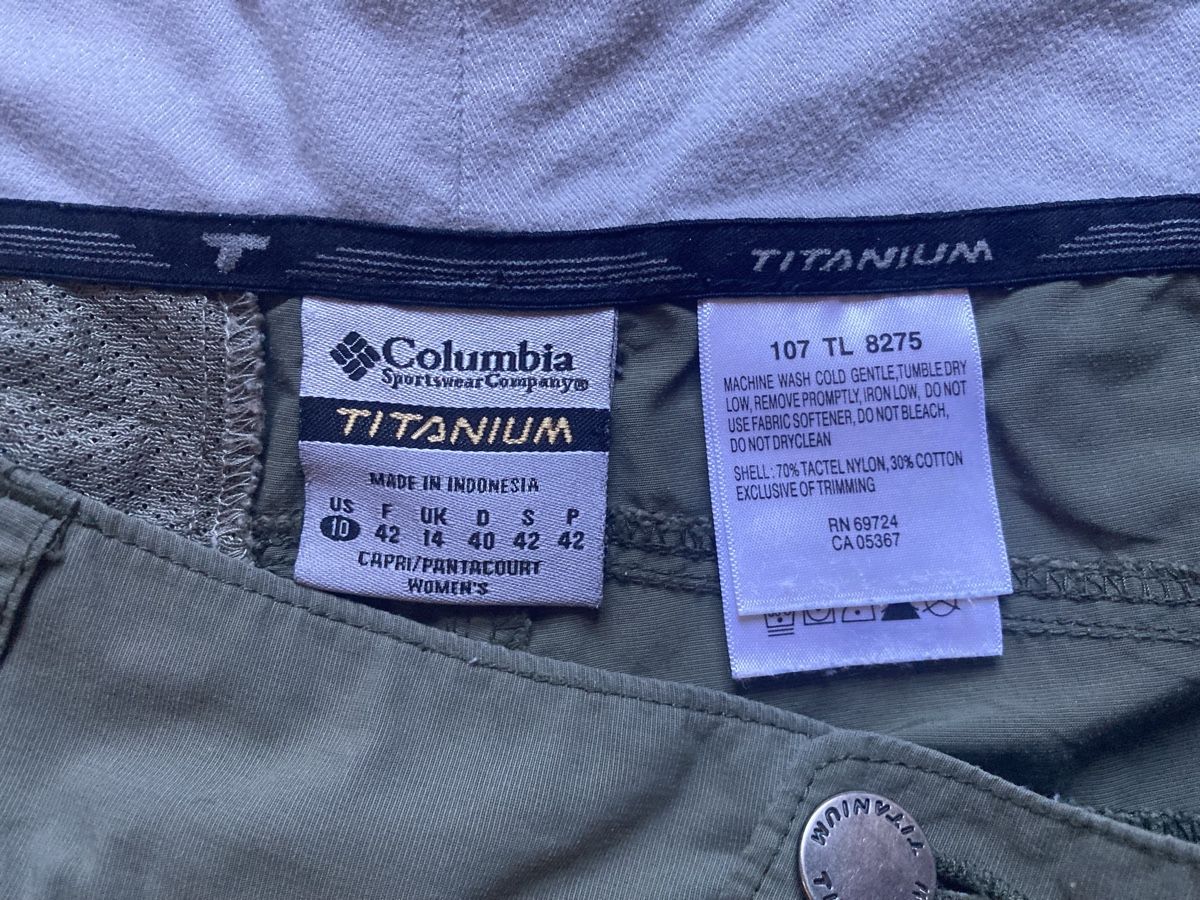 Columbia Hosen: Columbia Damen Caprihose Gr.40 Titanium – Gebraucht aus Stetten AG von Hanya 5
