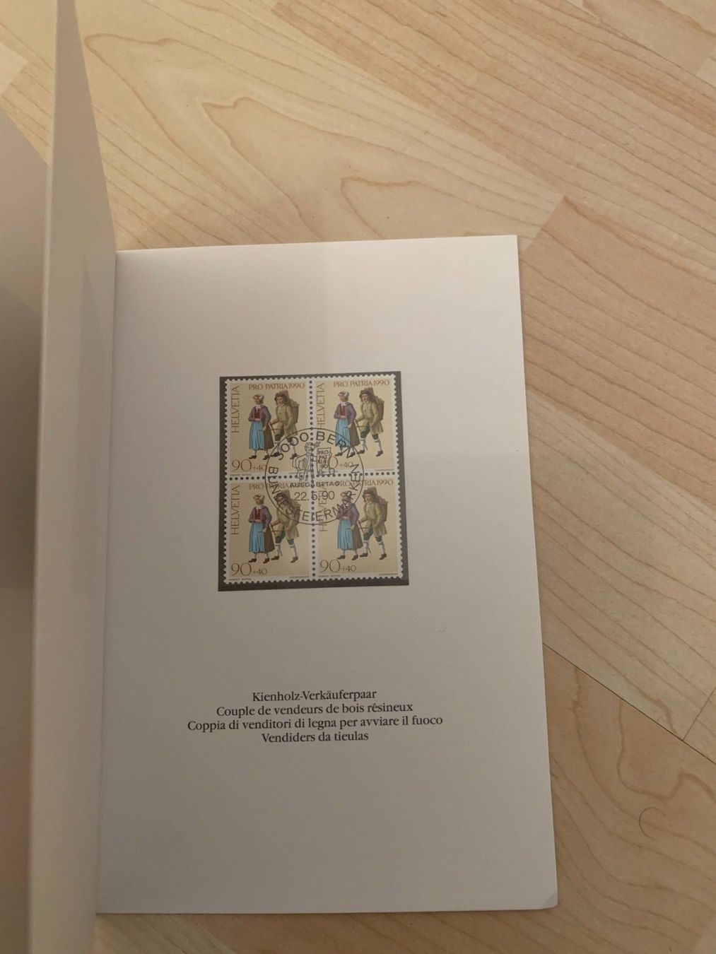 Tutti i francobolli: FDC-PTT-Heft Pro Patria 22.5.1990 – Nuovo (secondo la descrizione) da Landquart venduto da interesse63 6