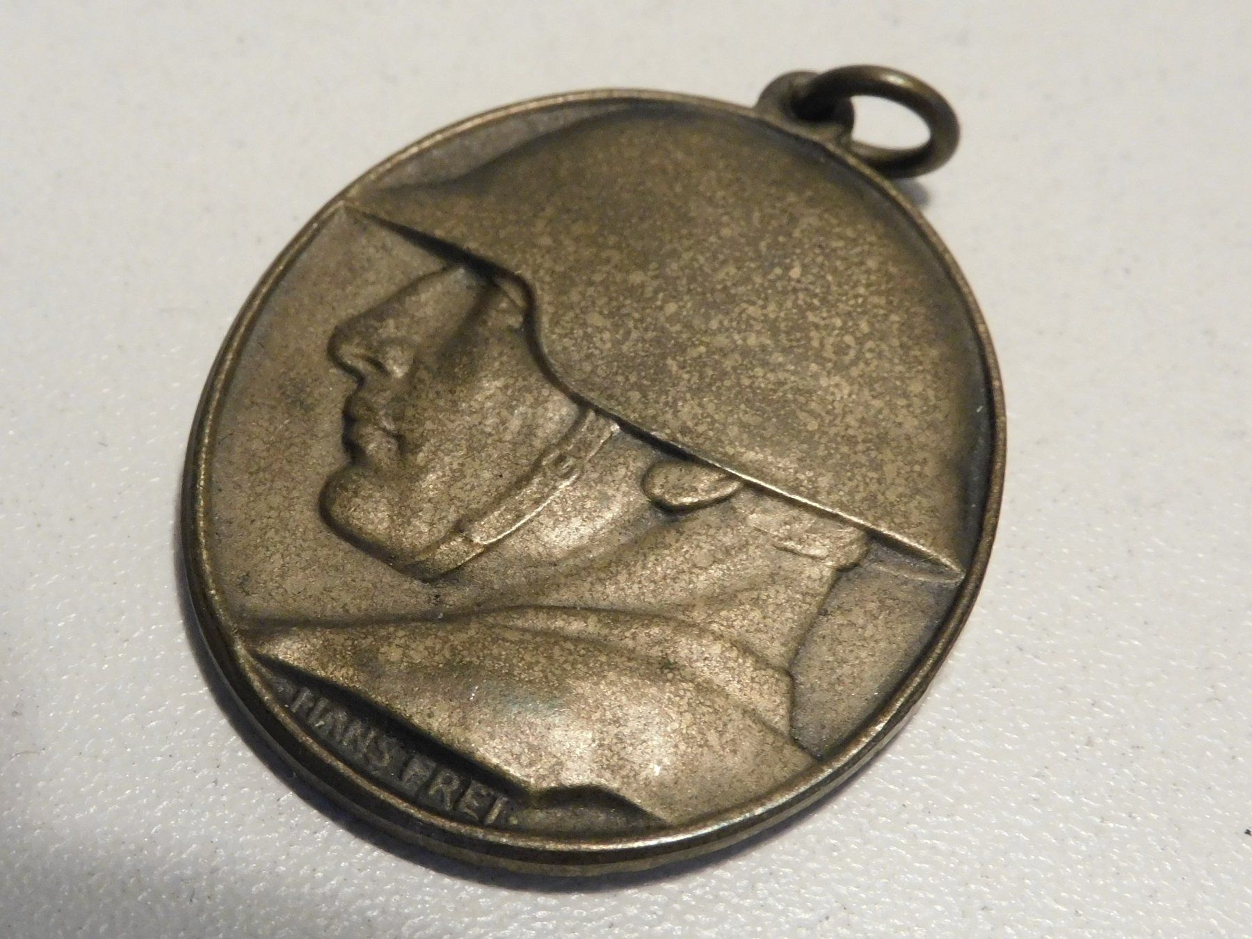 Schweizer Armee Uniformi: 1918 antikes Millitär Abzeichen  3 x 3.5 cm – Usato da Sursee venduto da 76 1