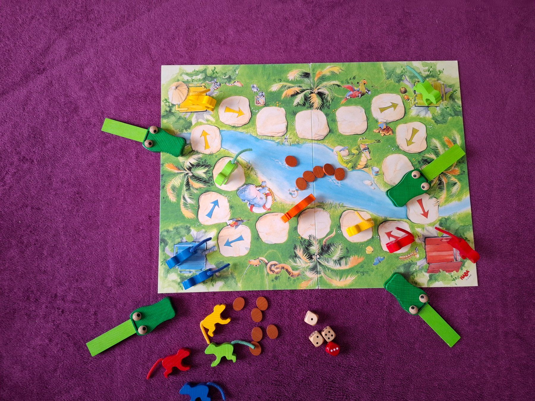 Haba Spiele: HABA Spiel - Rummel im Dschungel – Gebraucht aus Müllheim Dorf von Seeeule01 4